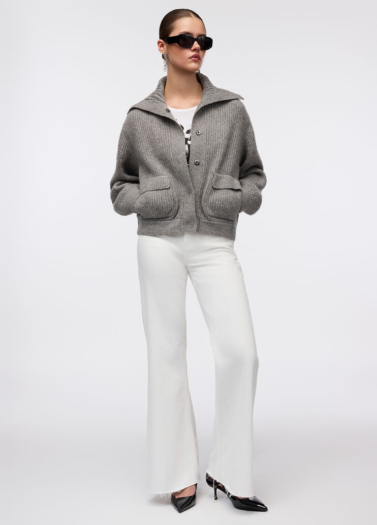 Wool-blend cardigan grey Liu Jo - medium