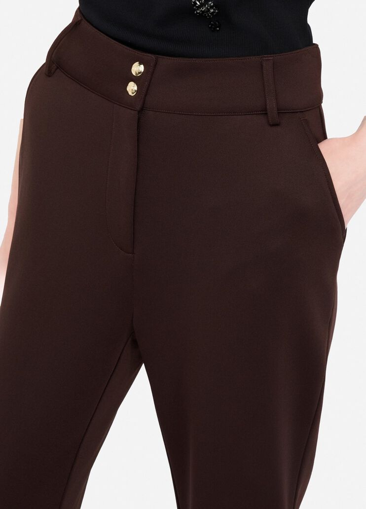 Pantalón de felpa chocolate Liu Jo - large image number 2