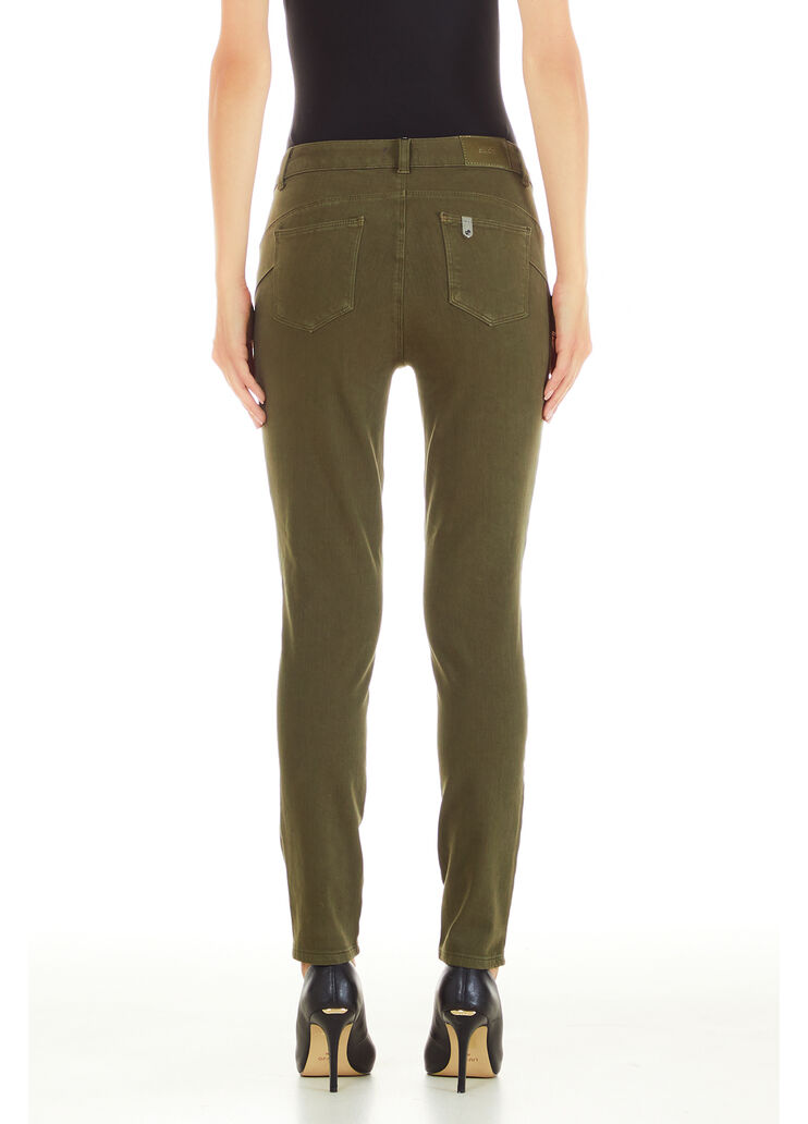 Pantalon skinny Amazing Fit vert militaire Liu Jo - large image number 1 Pantalon skinny Amazing Fit vert militaire Liu Jo - large image number 1
