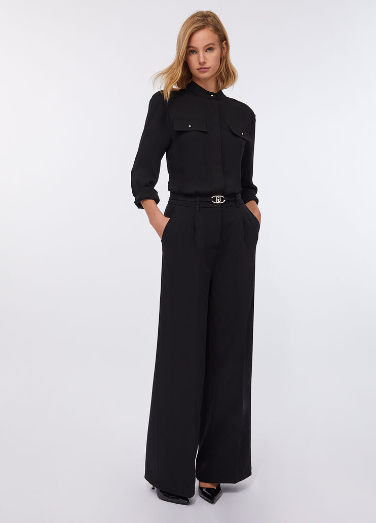 Eleganter Jumpsuit Schwarz Liu Jo - large image number 0 Eleganter Jumpsuit Schwarz Liu Jo - large image number 0