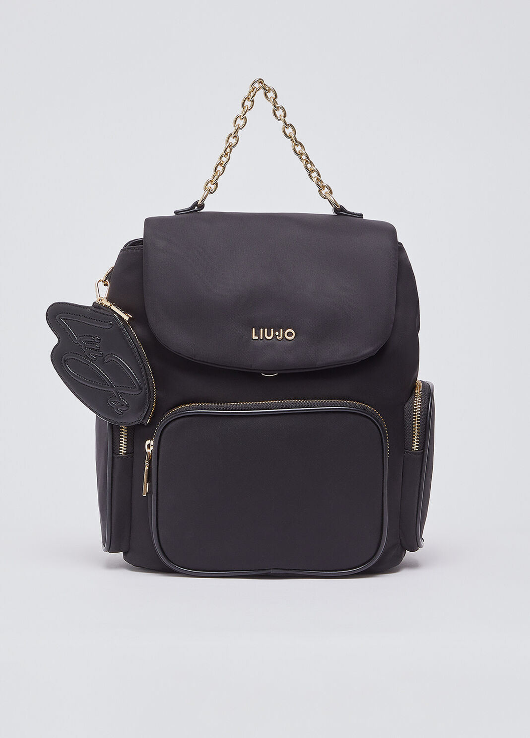 Rucksack aus Nylon mit M&uuml;nzfach schwarz Liu Jo - large image number 0