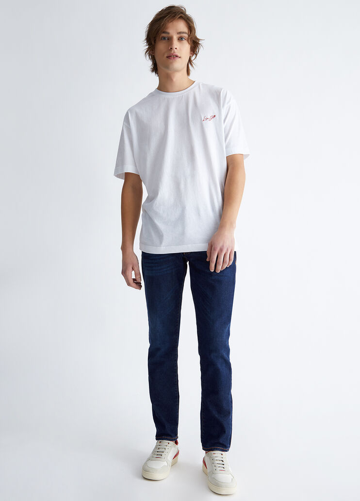 T-Shirt für Herren mit Logo weiß Liu Jo - look T-Shirt für Herren mit Logo weiß Liu Jo - look