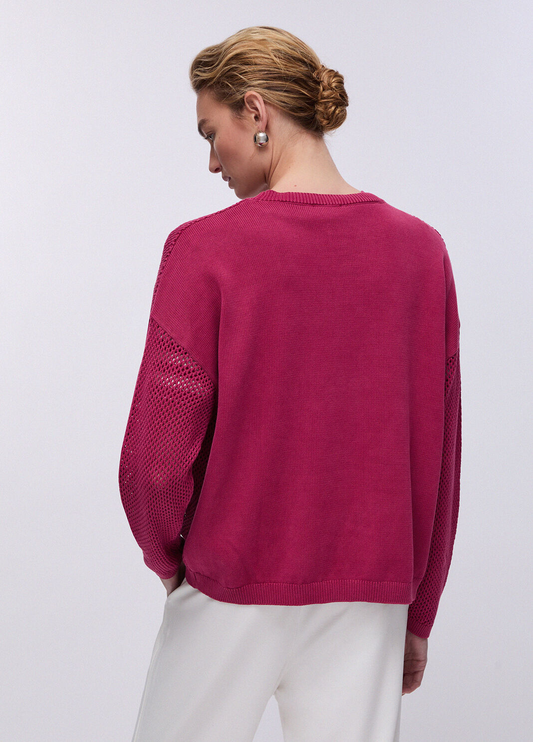 Openwork jumper red Liu Jo - large image number 1