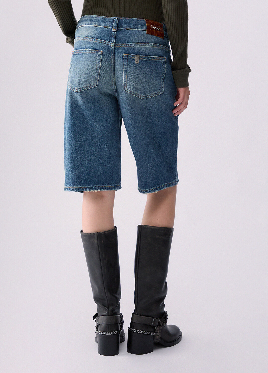 Denim Bermuda Shorts blue denim Liu Jo - large image number 1