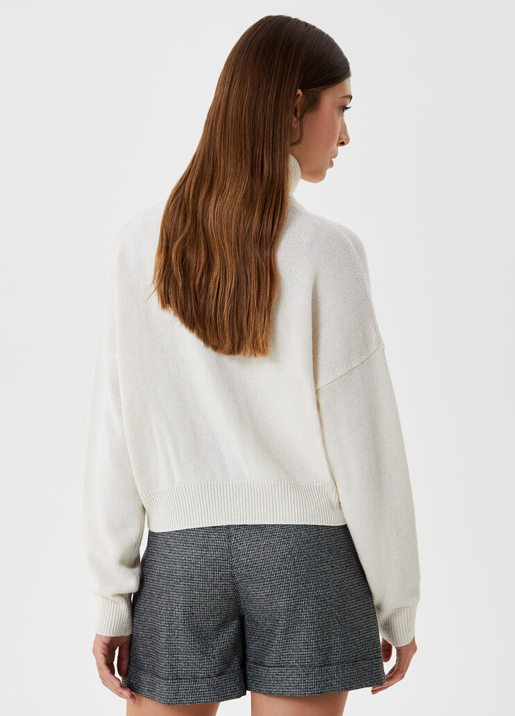 Cashmere blend turtleneck Butter Liu Jo - large image number 1 Cashmere blend turtleneck Butter Liu Jo - large image number 1