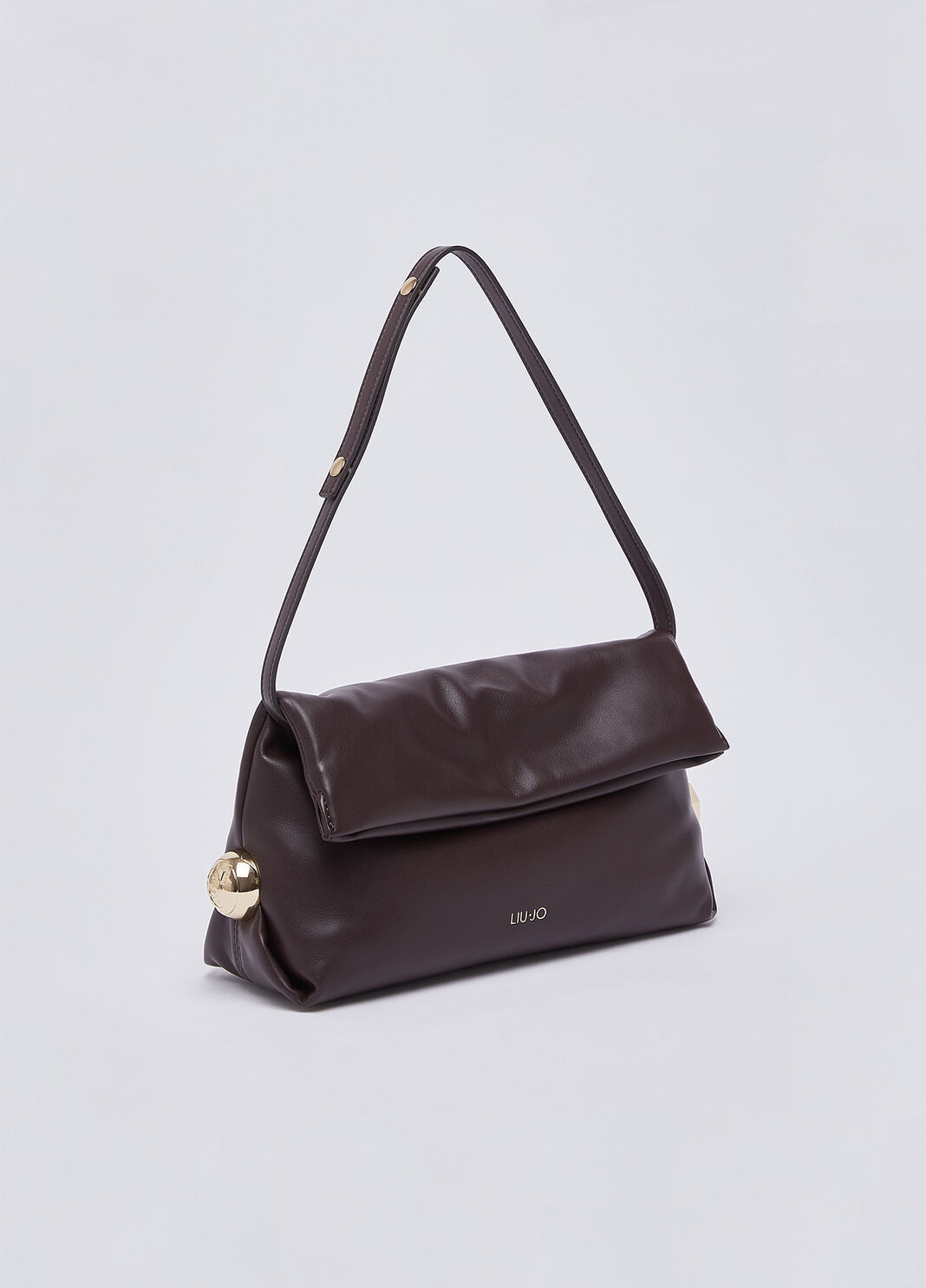 Sac &agrave; &eacute;paule Riccy moyen aubergine Liu Jo - large image number 2