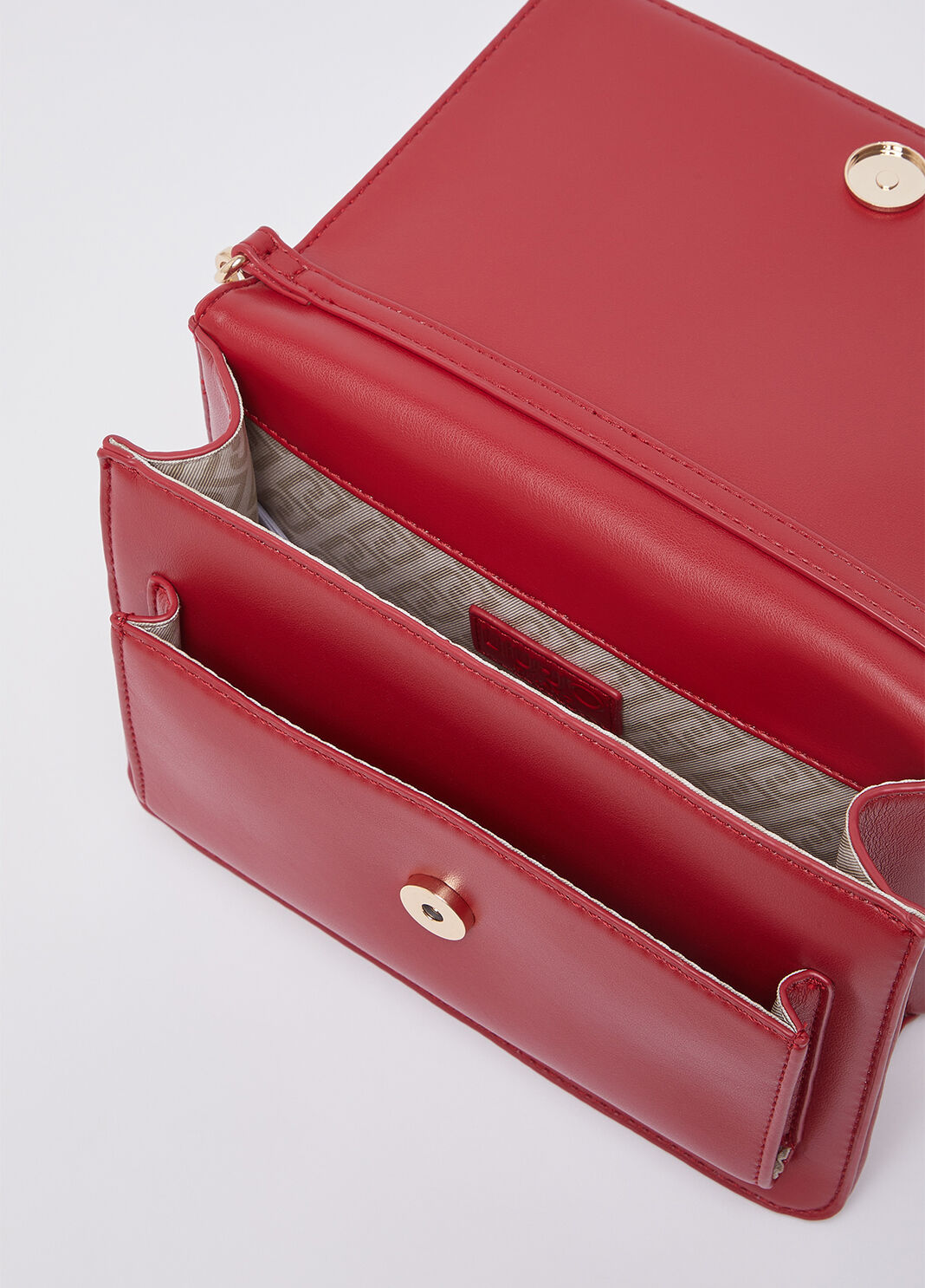 Sac &agrave; bandouli&egrave;re format moyen cerise Liu Jo - large image number 6