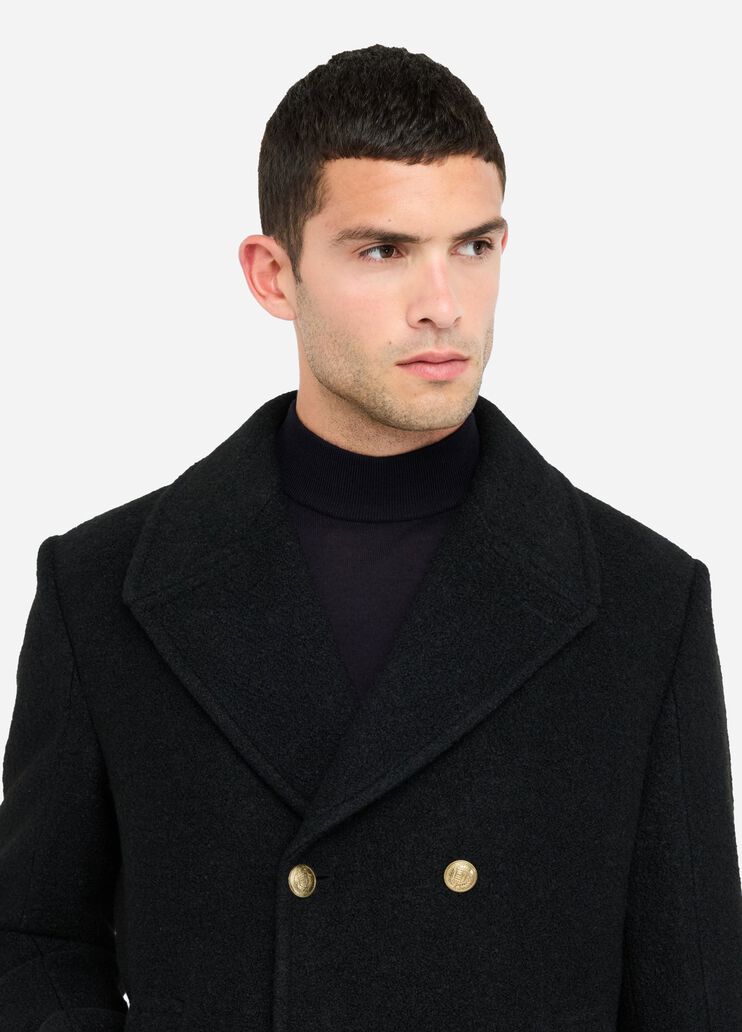 Wool bouclé peacoat black Liu Jo - medium Wool bouclé peacoat black Liu Jo - medium