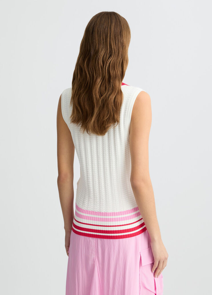 Knit top  white Liu Jo - large image number 1 Knit top  white Liu Jo - large image number 1