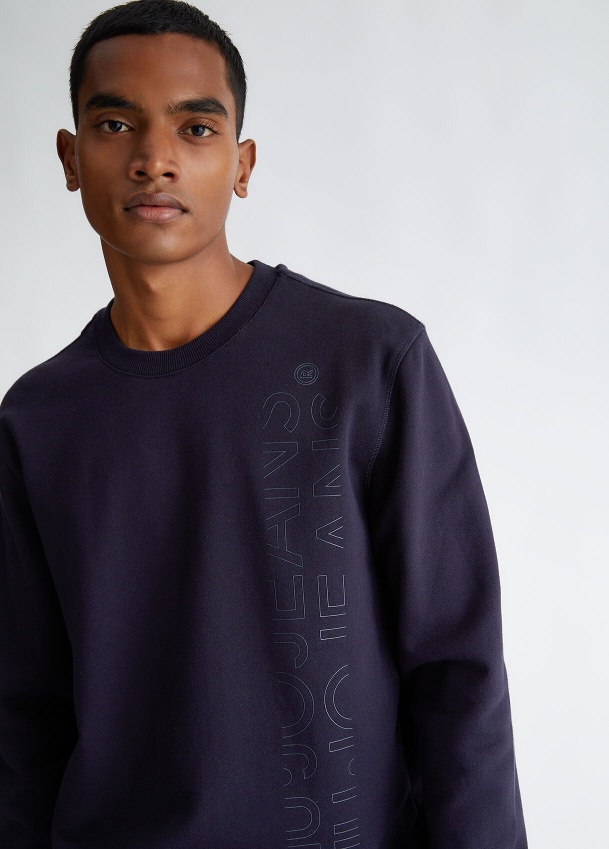 Blue and black on sale sweatshirt