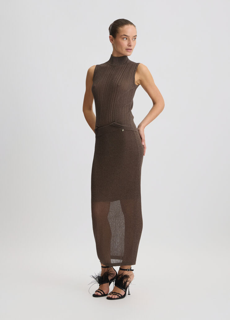 Lurex top chocolate Liu Jo - medium Lurex top chocolate Liu Jo - medium