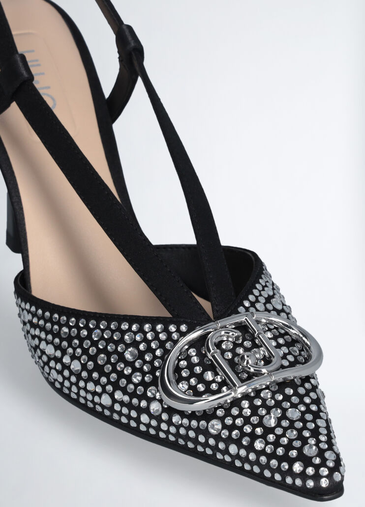 Full rhinestone slingbacks black Liu Jo - large image number 5 Full rhinestone slingbacks black Liu Jo - large image number 5