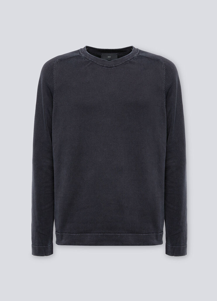 Jersey de cuello redondo negro Liu Jo - large image number 4