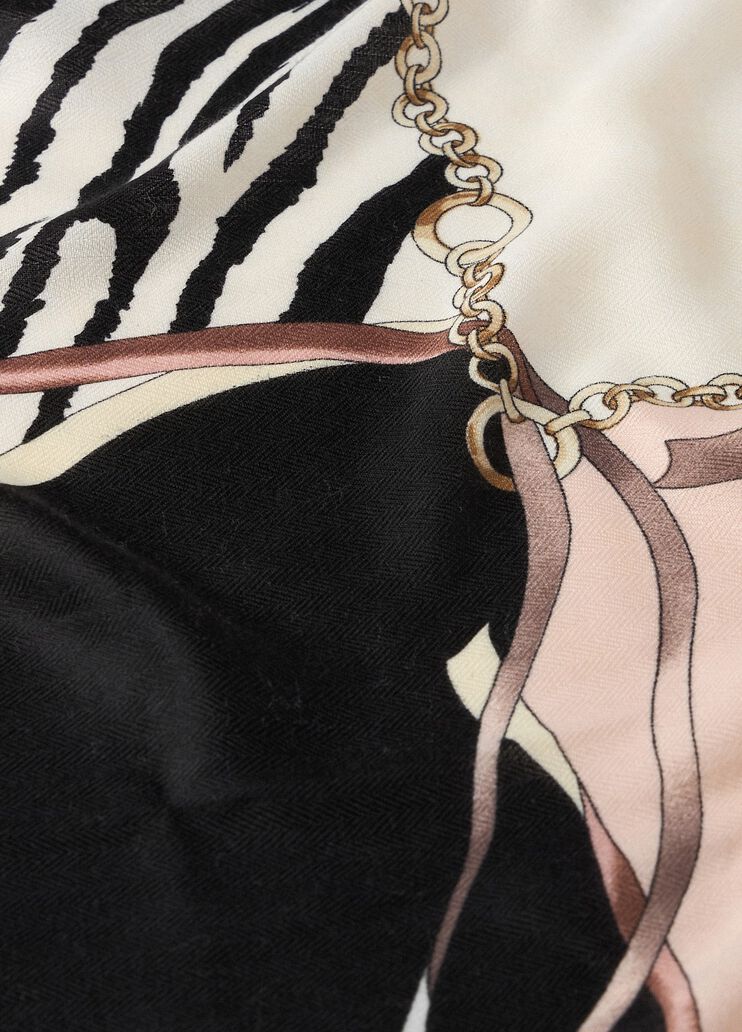 Stola stampata nero Liu Jo - large image number 4