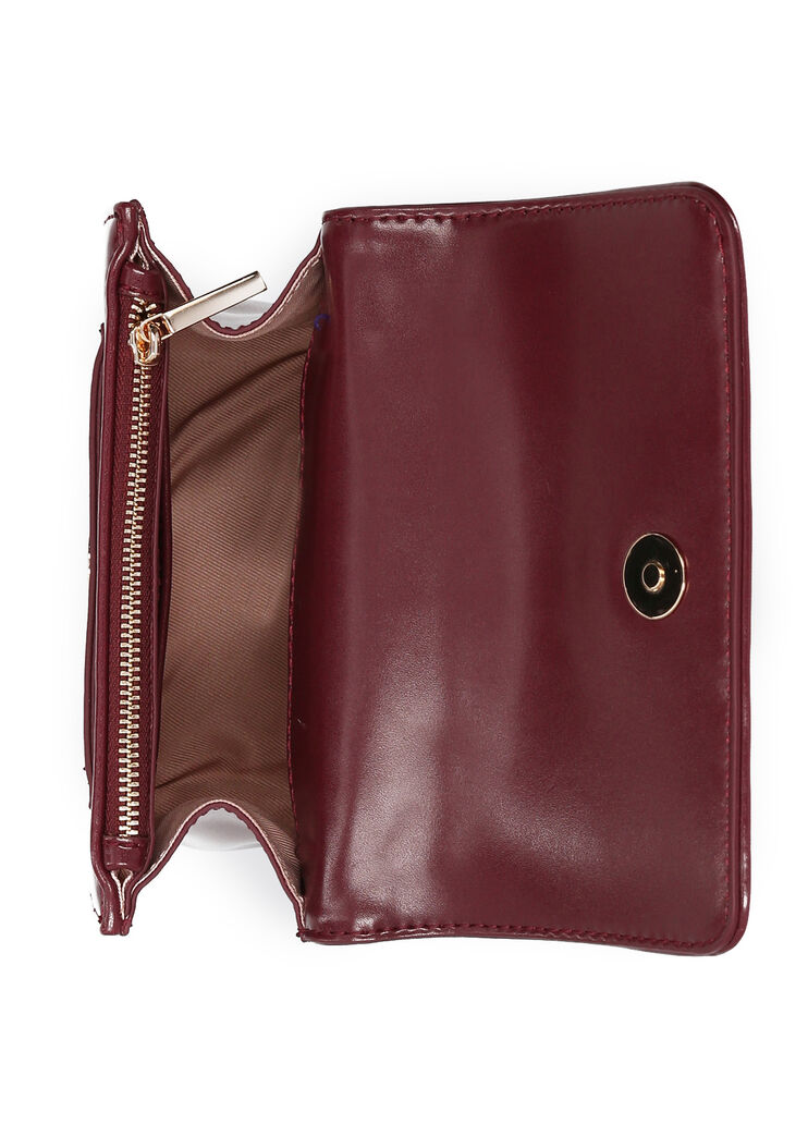 Pouch bag with logo ruby red Liu Jo - large image number 3