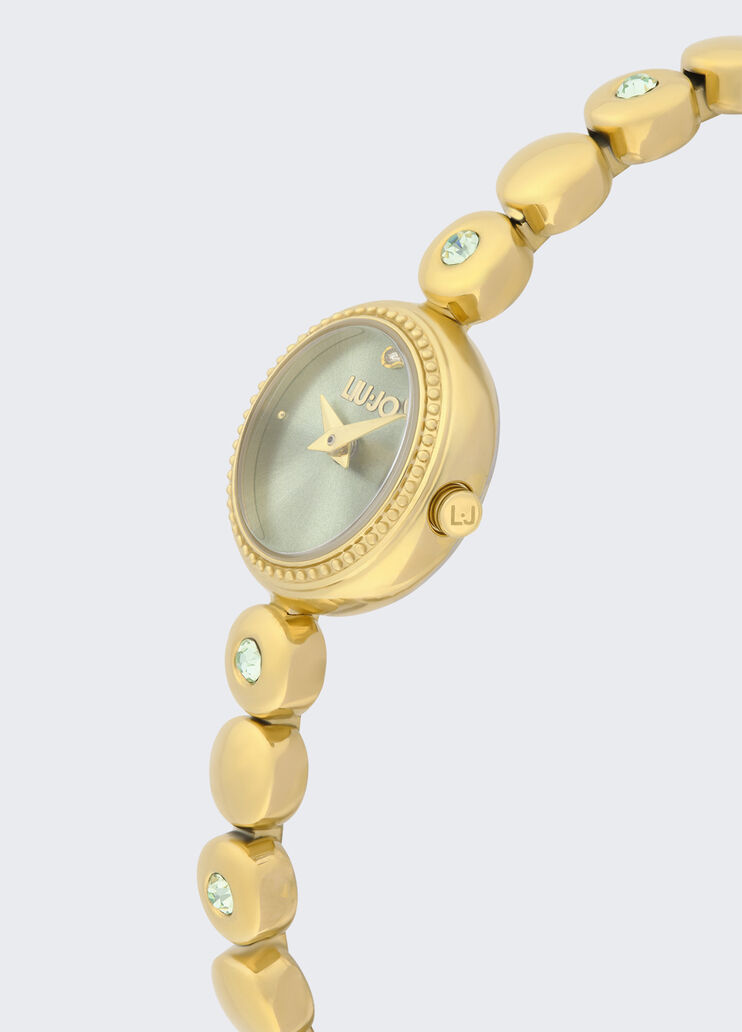 Slim steel watch gold Liu Jo - medium Slim steel watch gold Liu Jo - medium