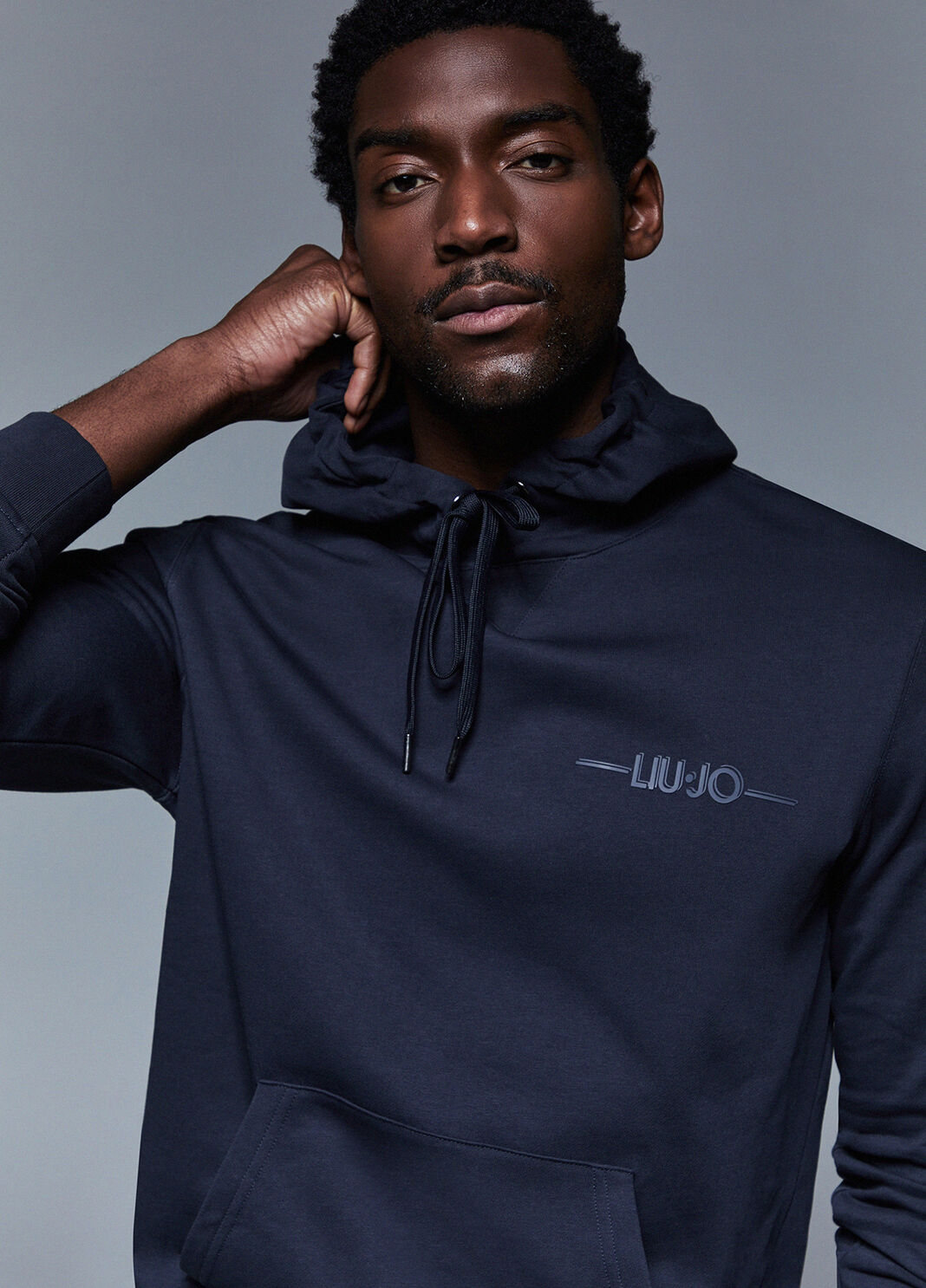 Kapuzensweatshirt Dunkelblau Liu Jo - large image number 3