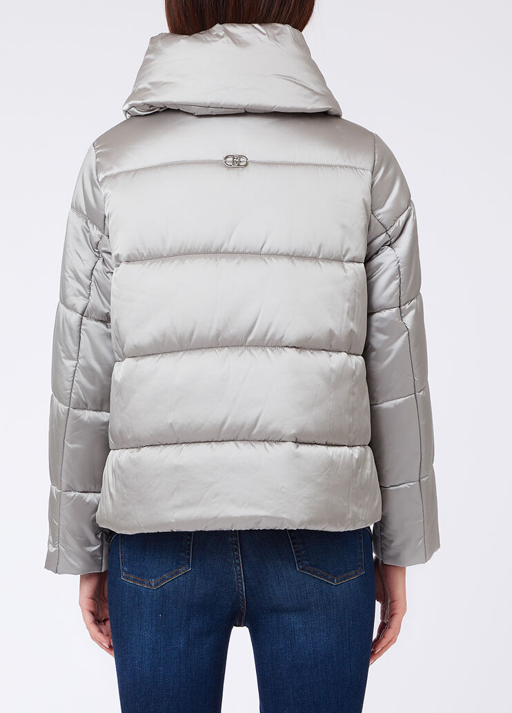 Quilted padded jacket white Liu Jo - large image number 1