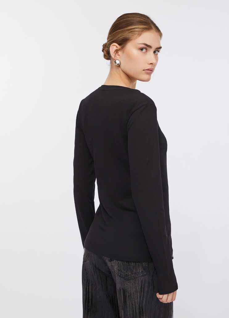 Long-sleeved T-shirt black Liu Jo - large image number 1