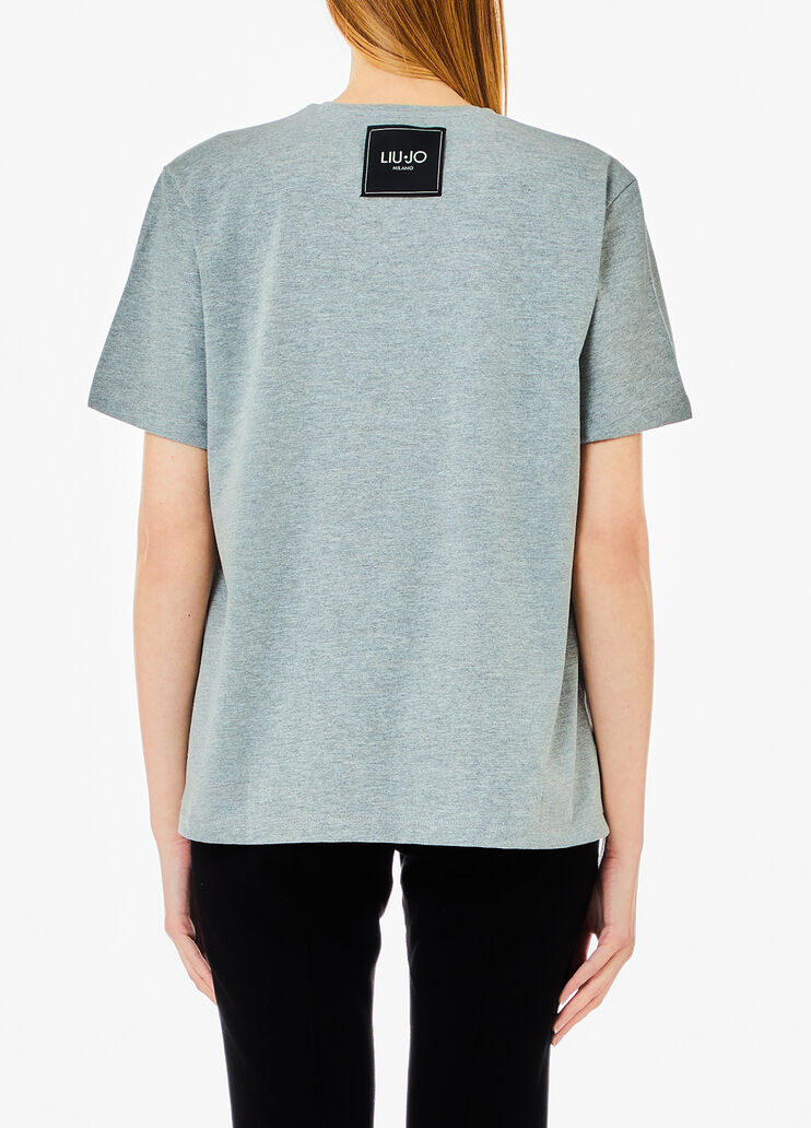 Oversized jersey T-shirt grey Liu Jo - medium Oversized jersey T-shirt grey Liu Jo - medium