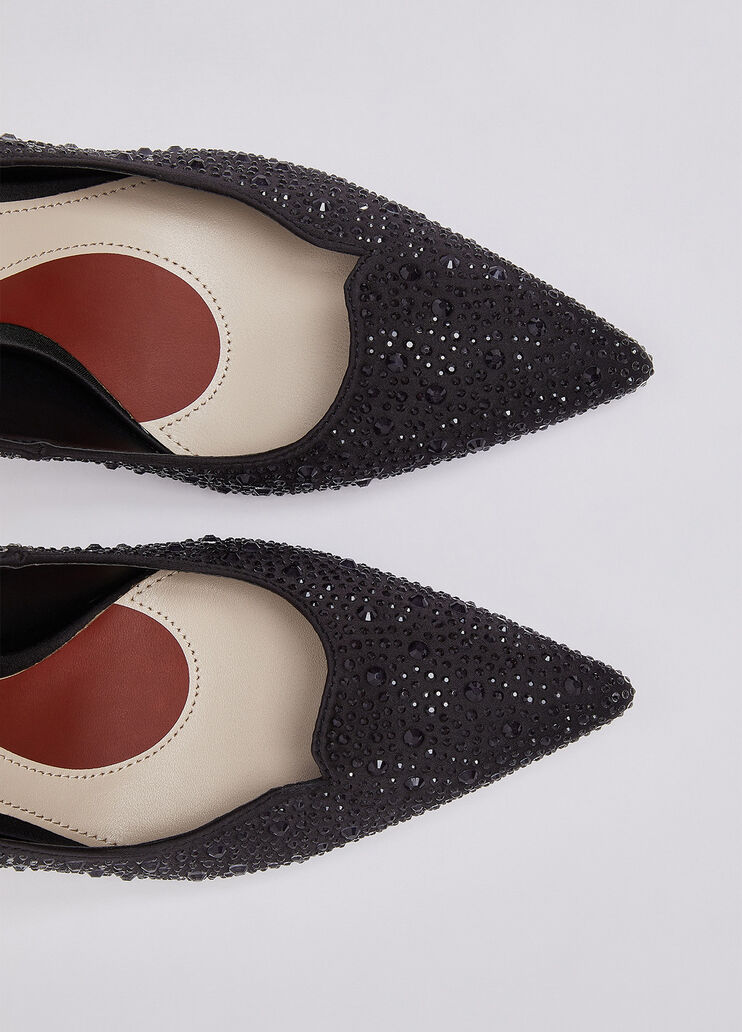 Pumps all-over rhinestones black Liu Jo - medium