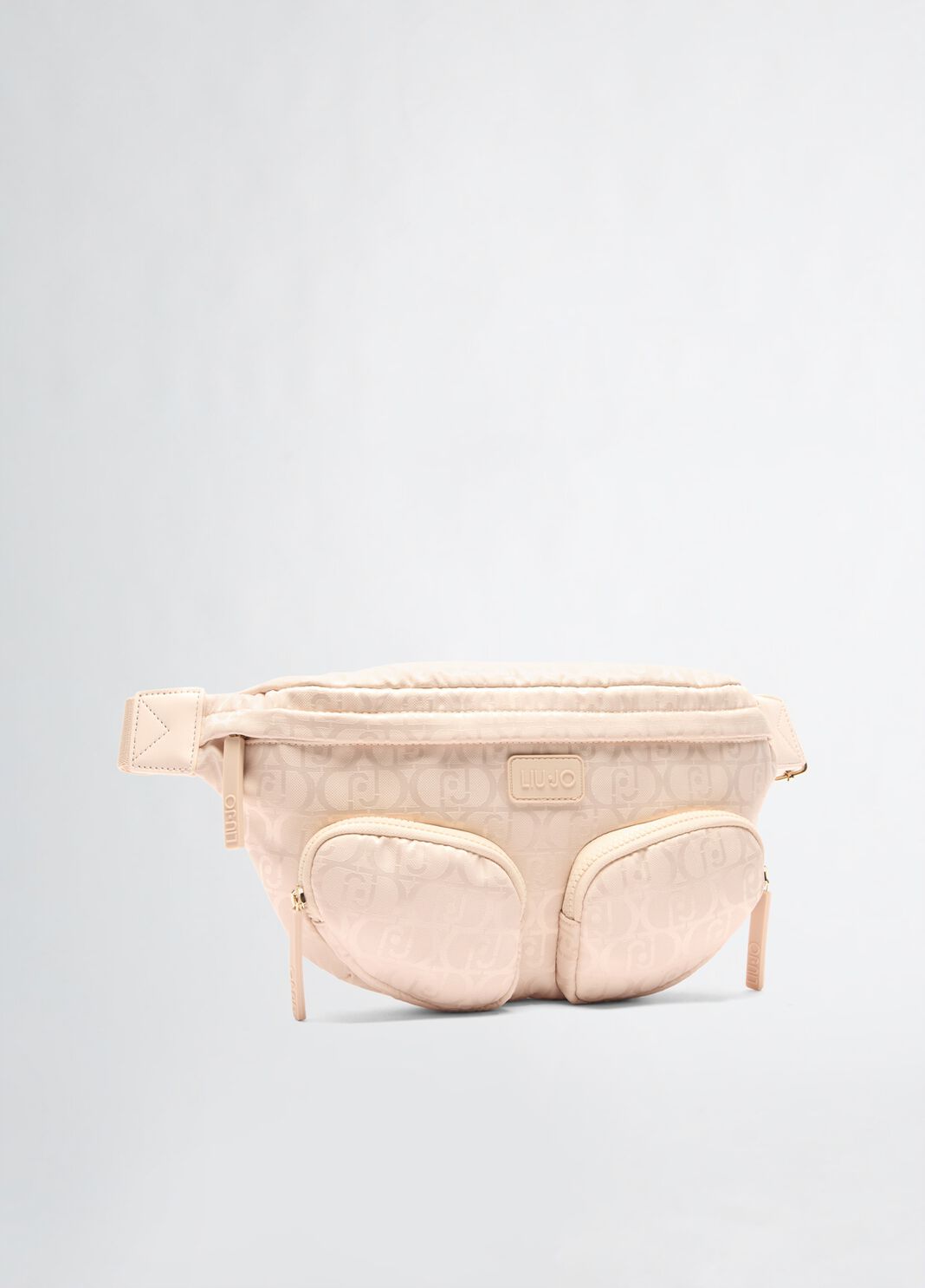Large nylon pouch bag light gold Liu Jo - large image number 8