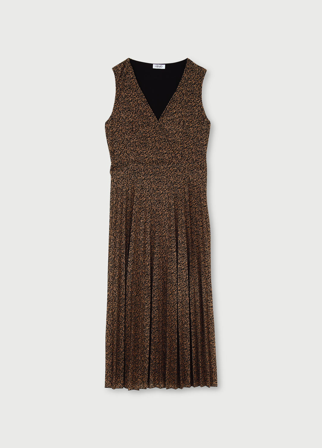Midi dress with print Brown Liu Jo - large image number 4