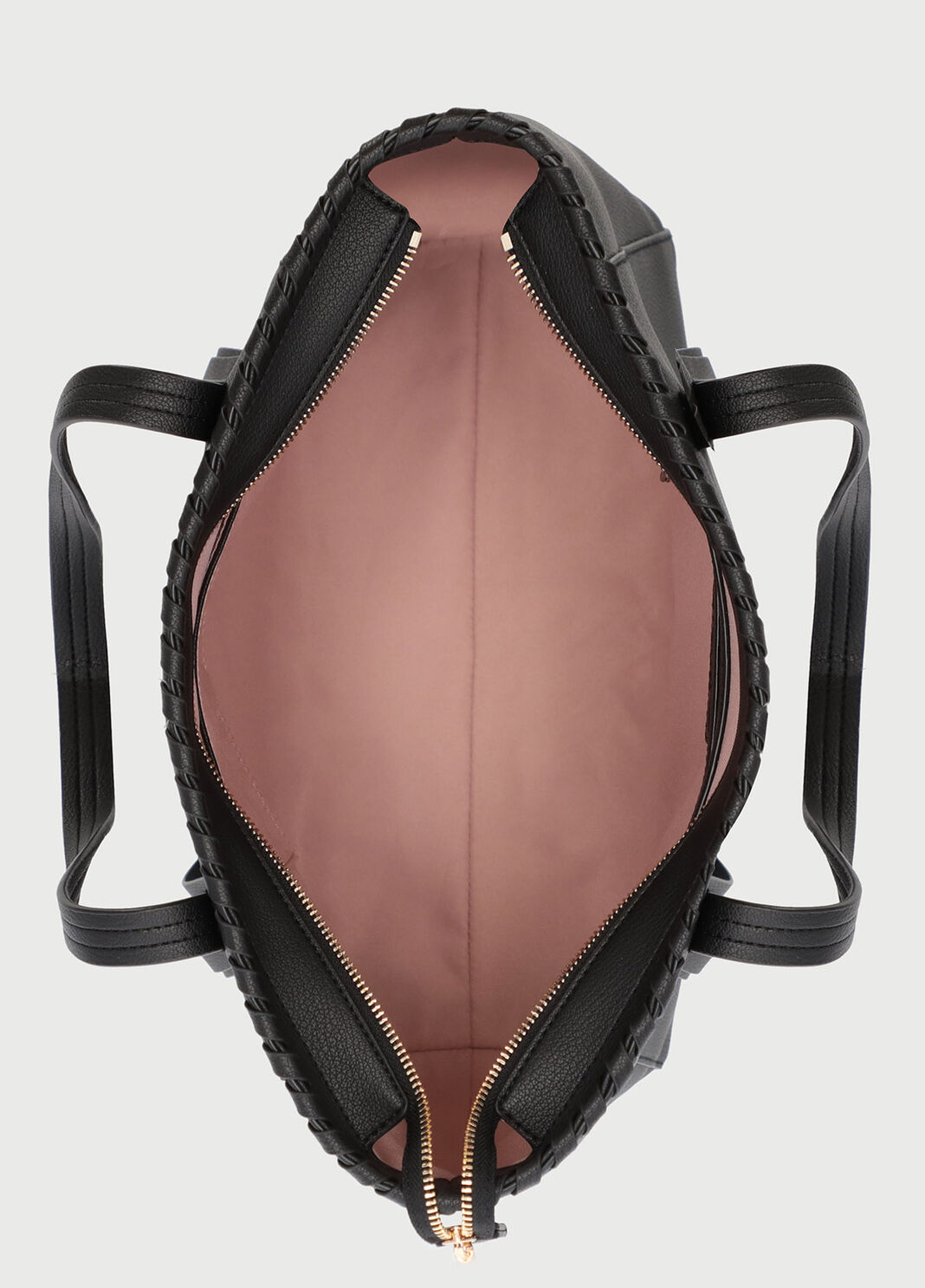 Сумка-шоппер с отстрочками Чёрный Liu Jo - large image number 4