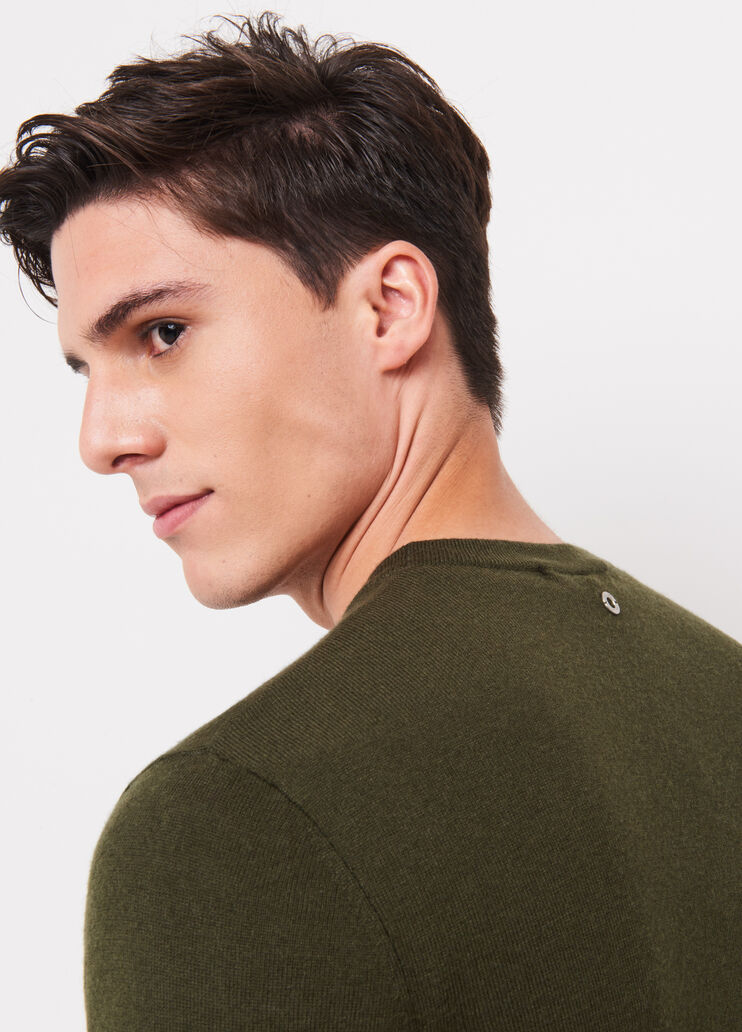 Maglia in misto lana verde militare Liu Jo - large image number 2 Maglia in misto lana verde militare Liu Jo - large image number 2