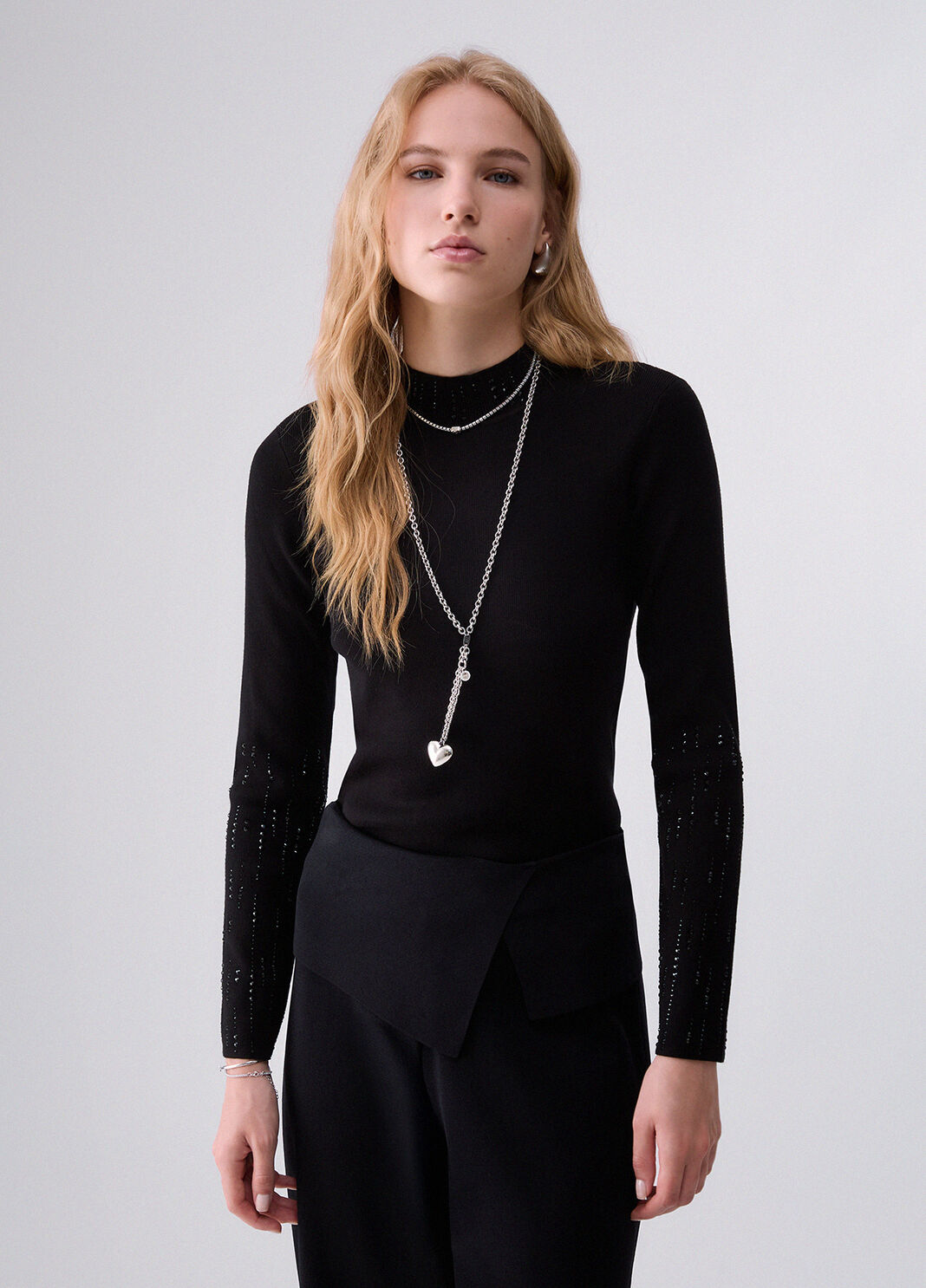 Blouse with cut-out black Liu Jo - large image number 0