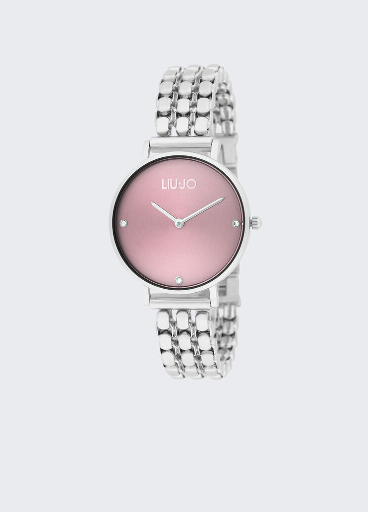 Steel watch pink Liu Jo - large image number 0 Steel watch pink Liu Jo - large image number 0
