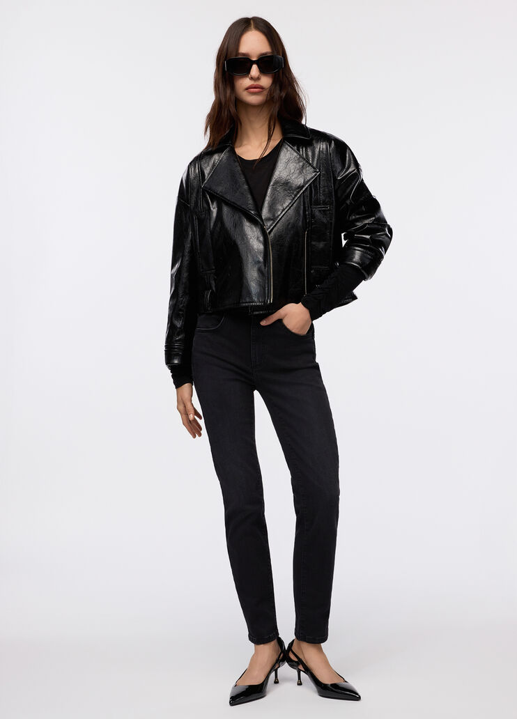 Jean skinny à taille haute noir Liu Jo - medium