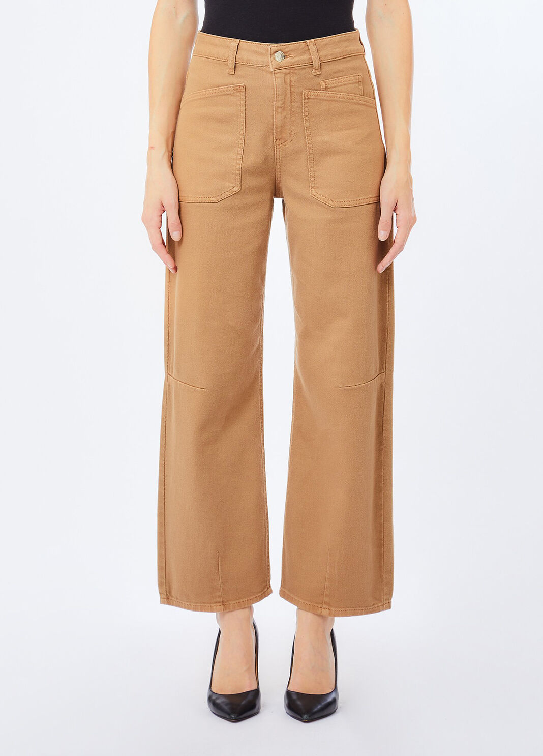 Pantal&oacute;n carrot fit de talle alto comino Liu Jo - large image number 0