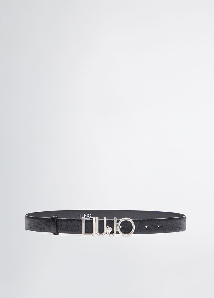 Belt with logo buckle black Liu Jo - medium Belt with logo buckle black Liu Jo - medium