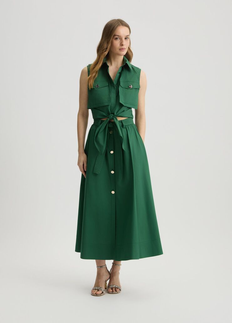 Cropped tropical shirt with knot tropical jungle Liu Jo - medium Cropped tropical shirt with knot tropical jungle Liu Jo - medium