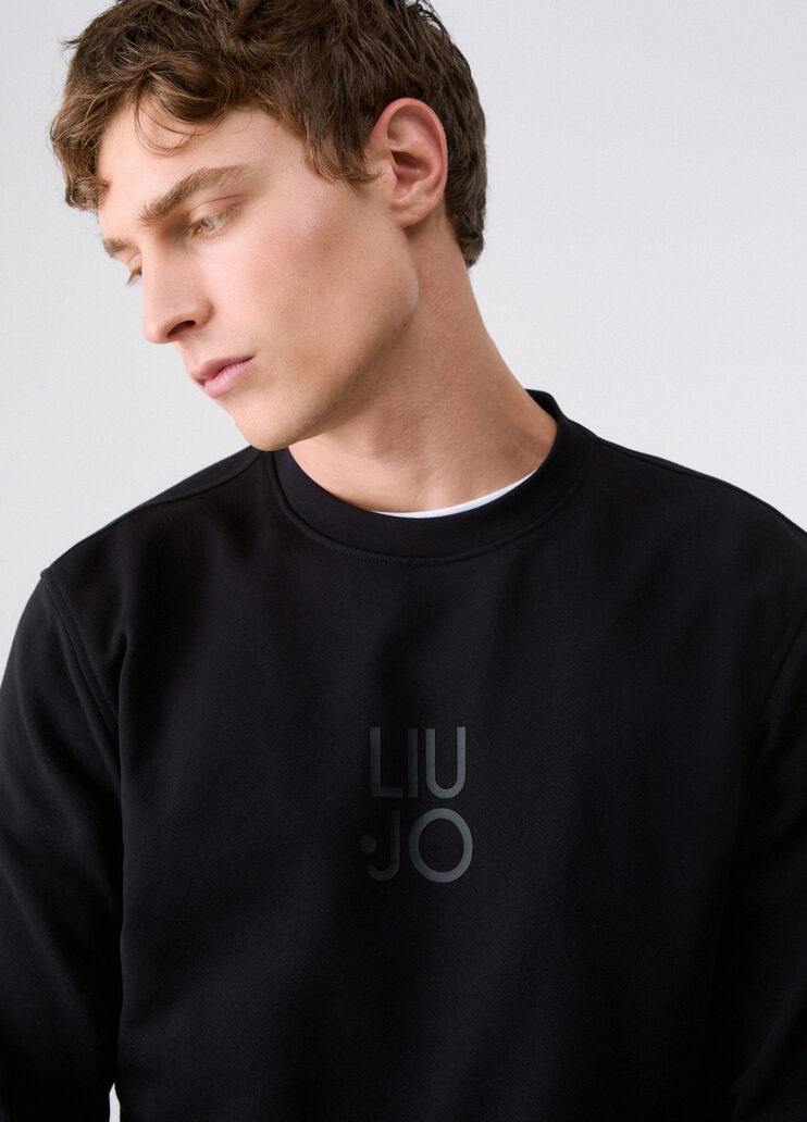 Sweatshirt with Logo black Liu Jo - medium
