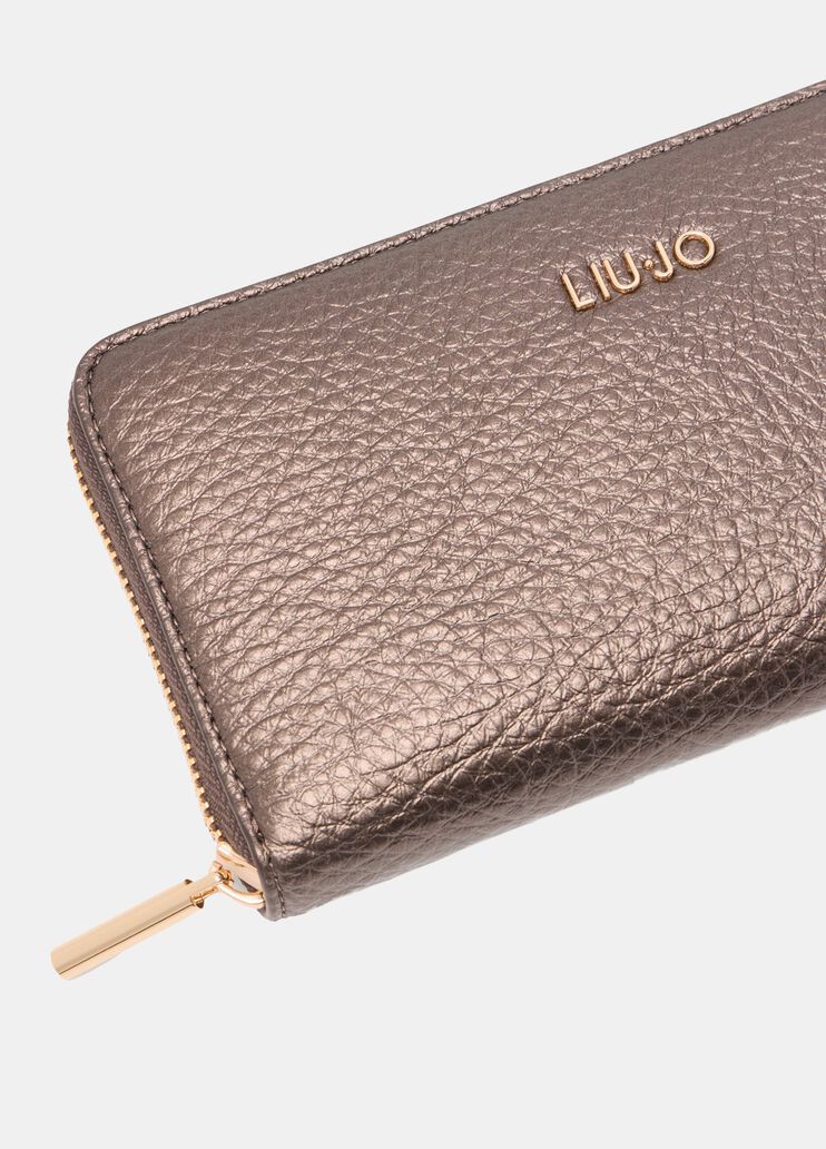 Large zip-around purse dark brown Liu Jo - medium Large zip-around purse dark brown Liu Jo - medium