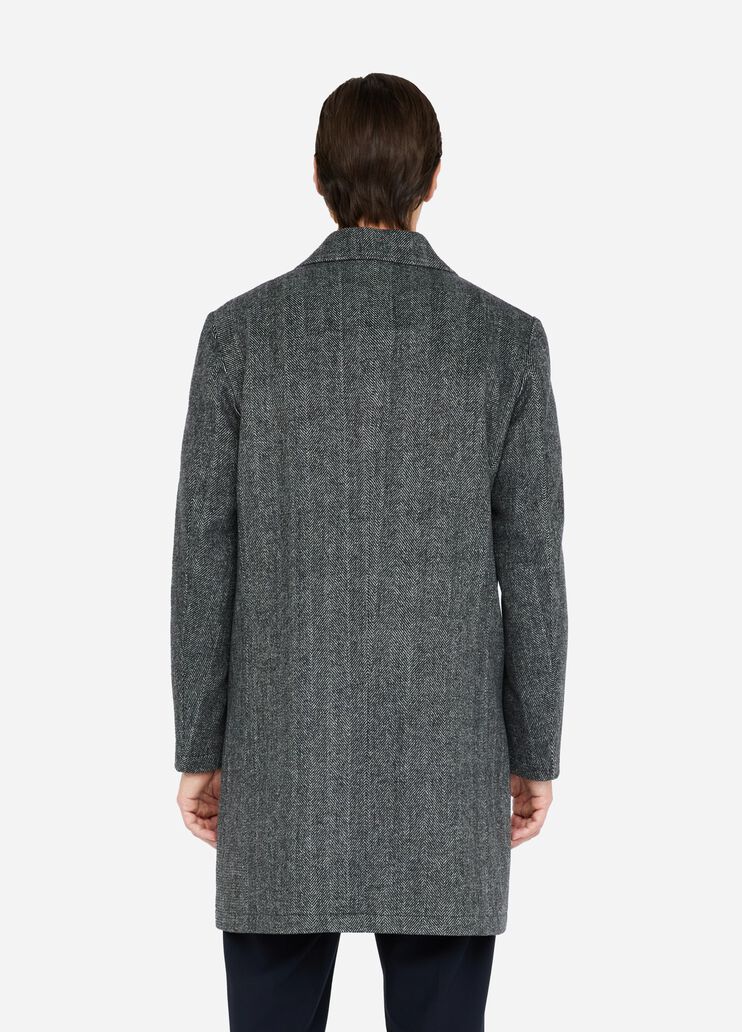 Wool chevron coat black Liu Jo - large image number 1 Wool chevron coat black Liu Jo - large image number 1