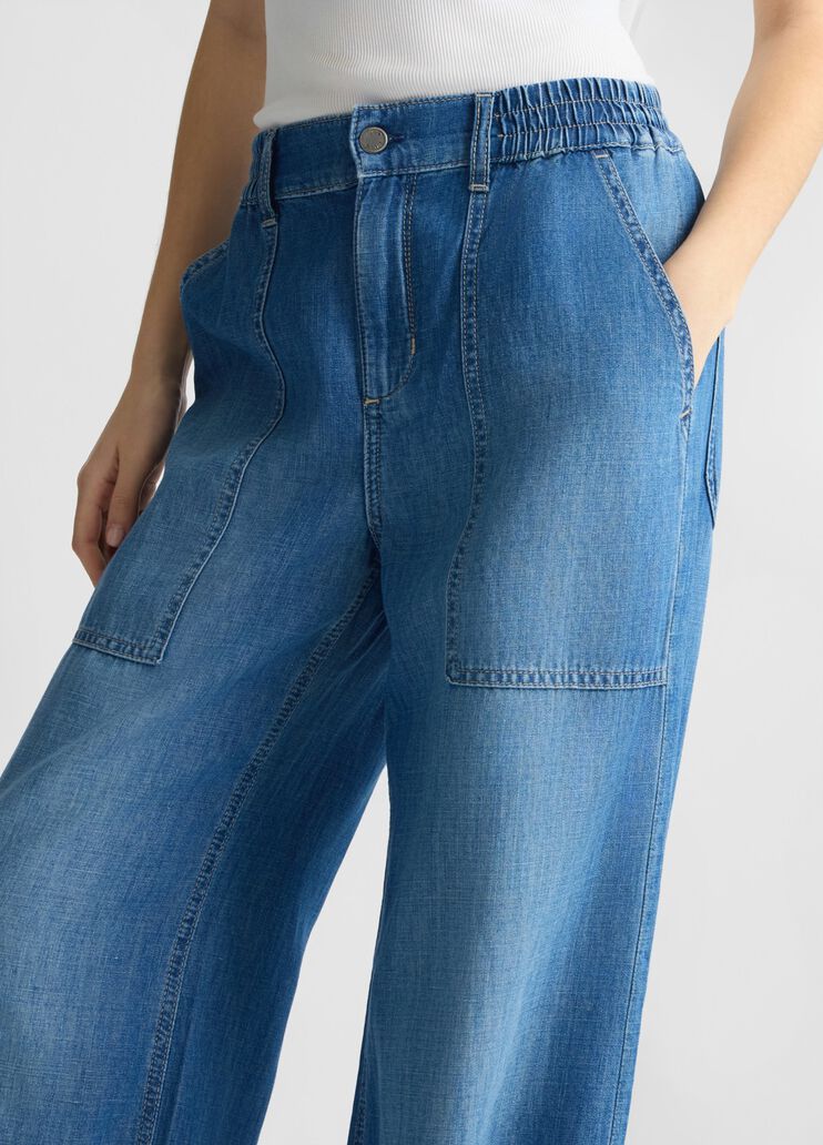 Flared denim trousers dark denim Liu Jo - large image number 2