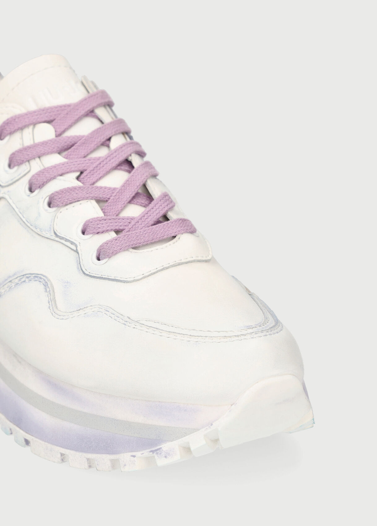 lilac platform sneakers