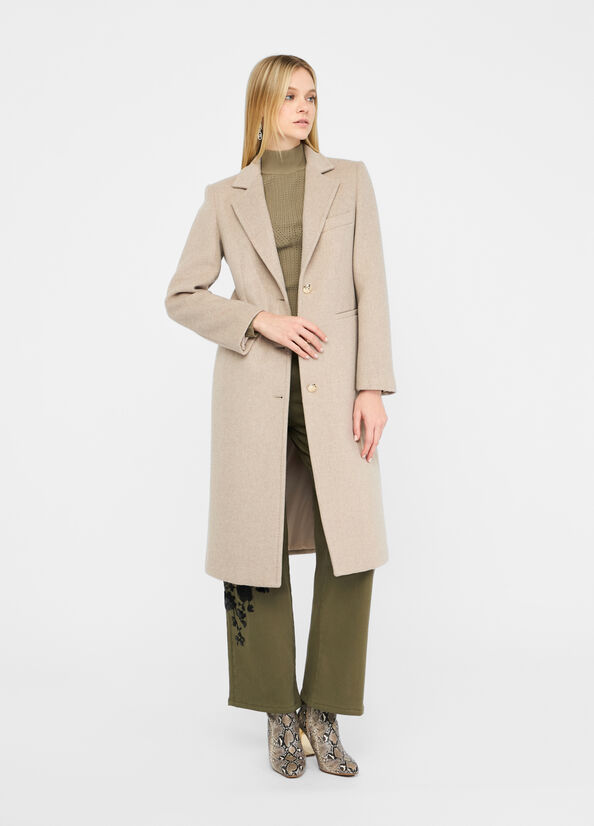 Liu Jo Better wool coat beige Liu Jo - medium