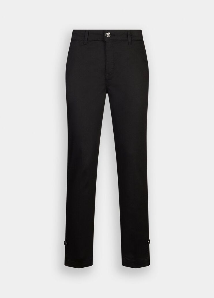 Slim fit chinos black Liu Jo - large image number 6 Slim fit chinos black Liu Jo - large image number 6