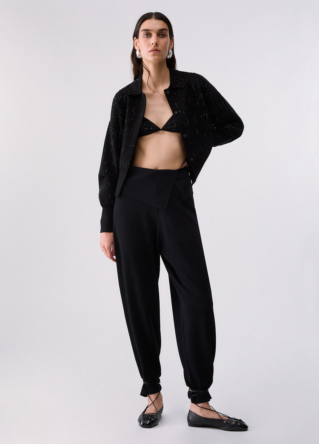 Knit Trousers black Liu Jo - large image number 5