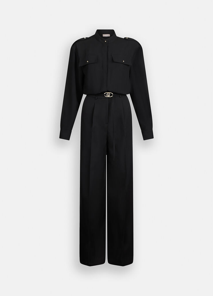 Eleganter Jumpsuit Schwarz Liu Jo - large image number 6 Eleganter Jumpsuit Schwarz Liu Jo - large image number 6