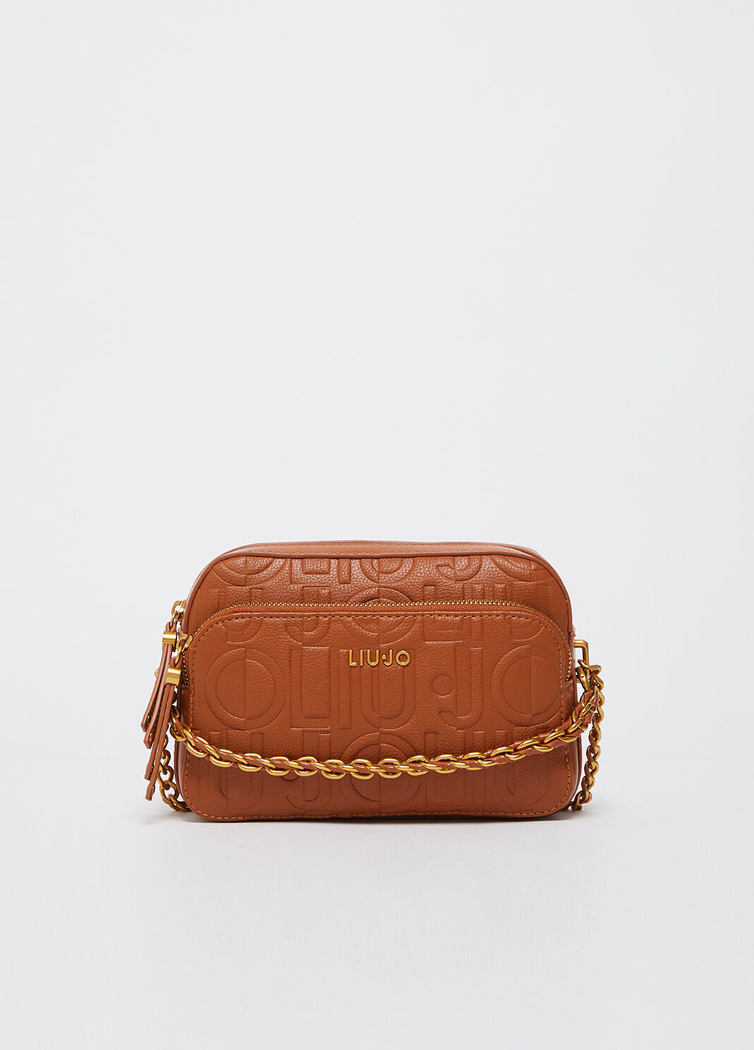 Mittelgro&szlig;e Umh&auml;ngetasche mit Zierkette braun Liu Jo - large image number 0