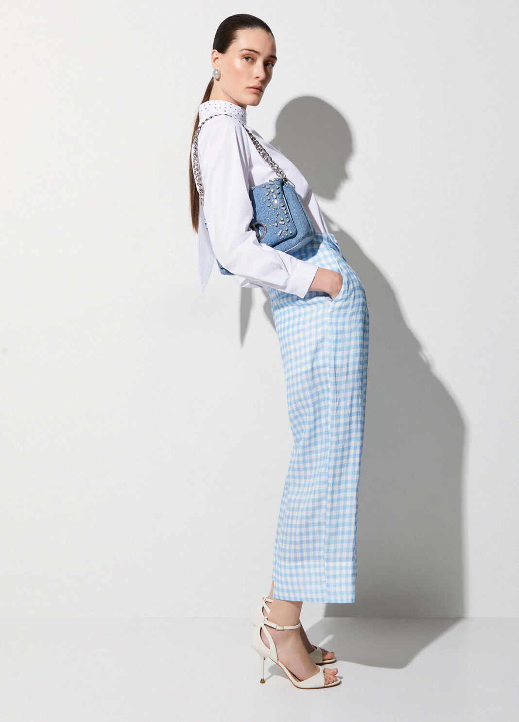 Hose aus Vichy Vichy Liu Jo - large image number 2