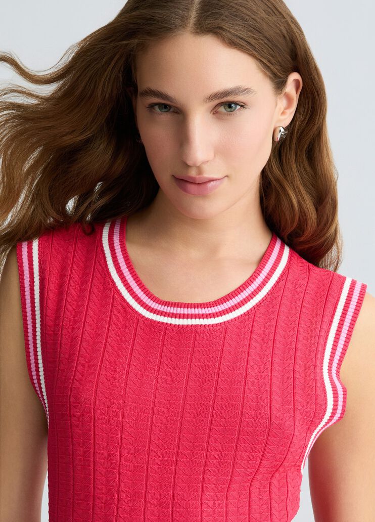 Red knit dress red Liu Jo - large image number 2 Red knit dress red Liu Jo - large image number 2