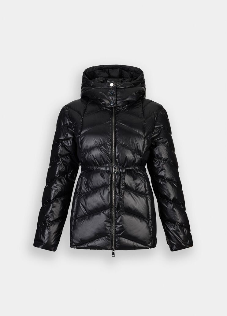 Пуховик с капюшоном черный Liu Jo - large image number 6