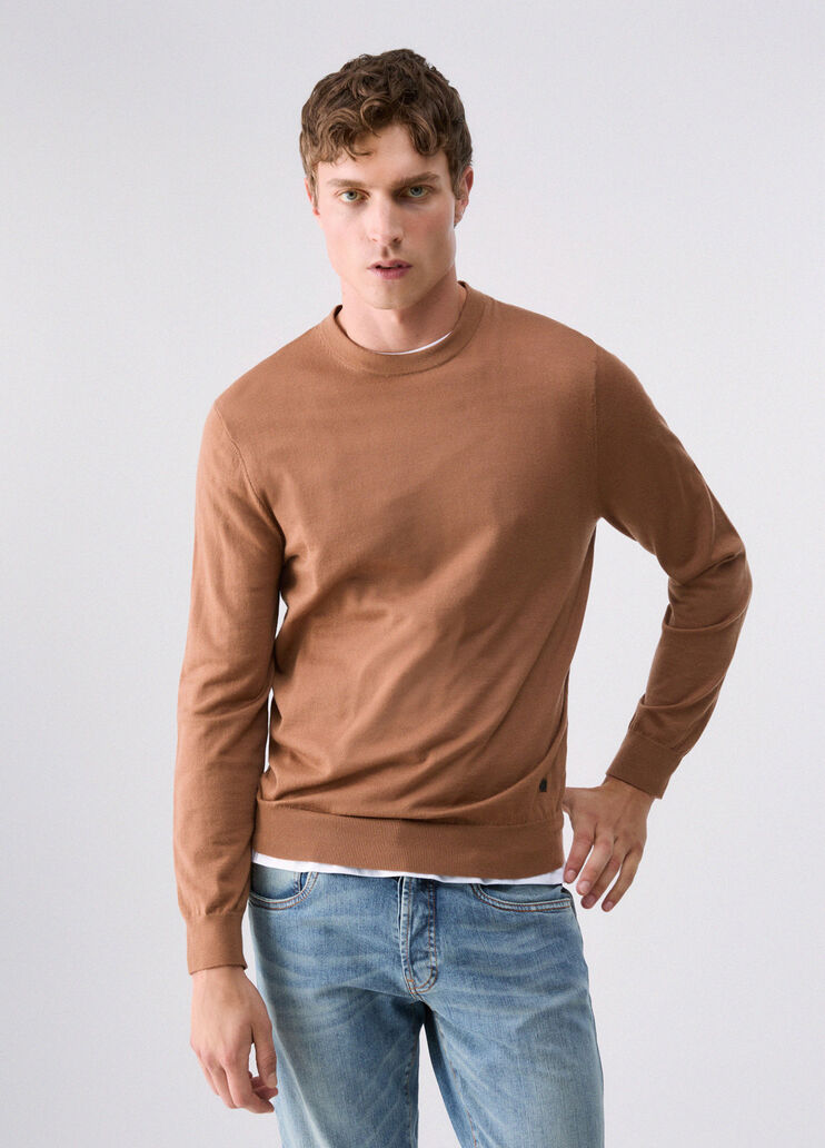 Merino Wool Sweater beige Liu Jo - medium