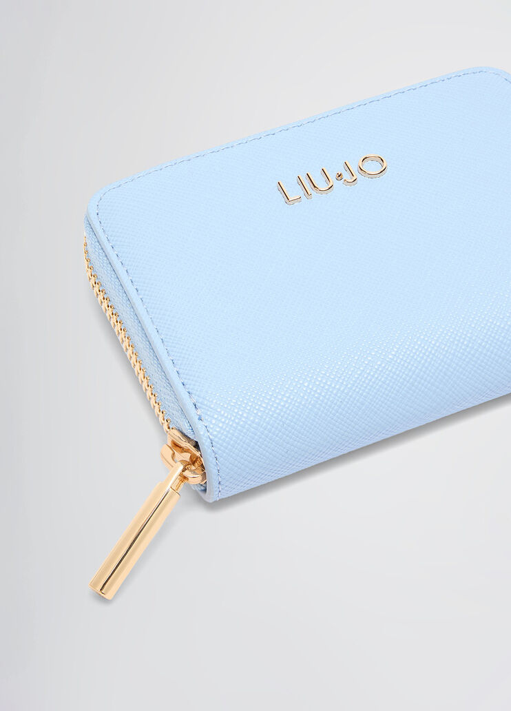 Small zip-around purse light blue Liu Jo - medium Small zip-around purse light blue Liu Jo - medium